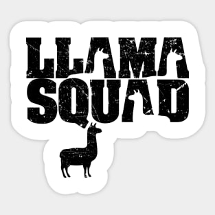 'Llama Squad' Adorable Alpaca Llama Trendy Gift Sticker